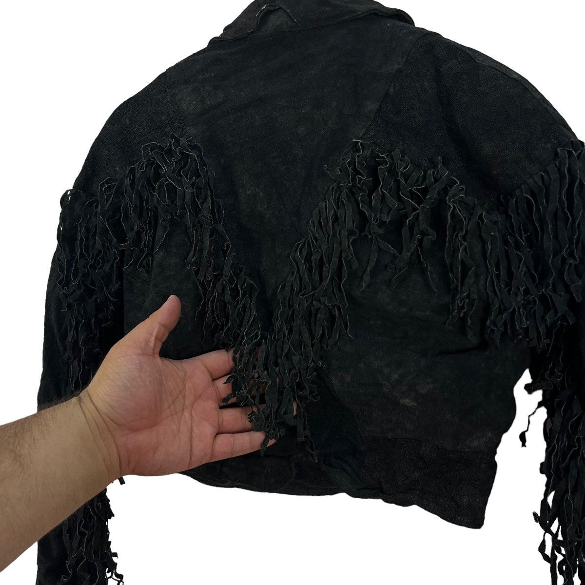 Japanese Brand VINTAGE ADA JAPAN BONDAGE PARACHUTE GENUINE LEATHER JACKET Size US M / EU 48-50 / 2 - 7 Thumbnail