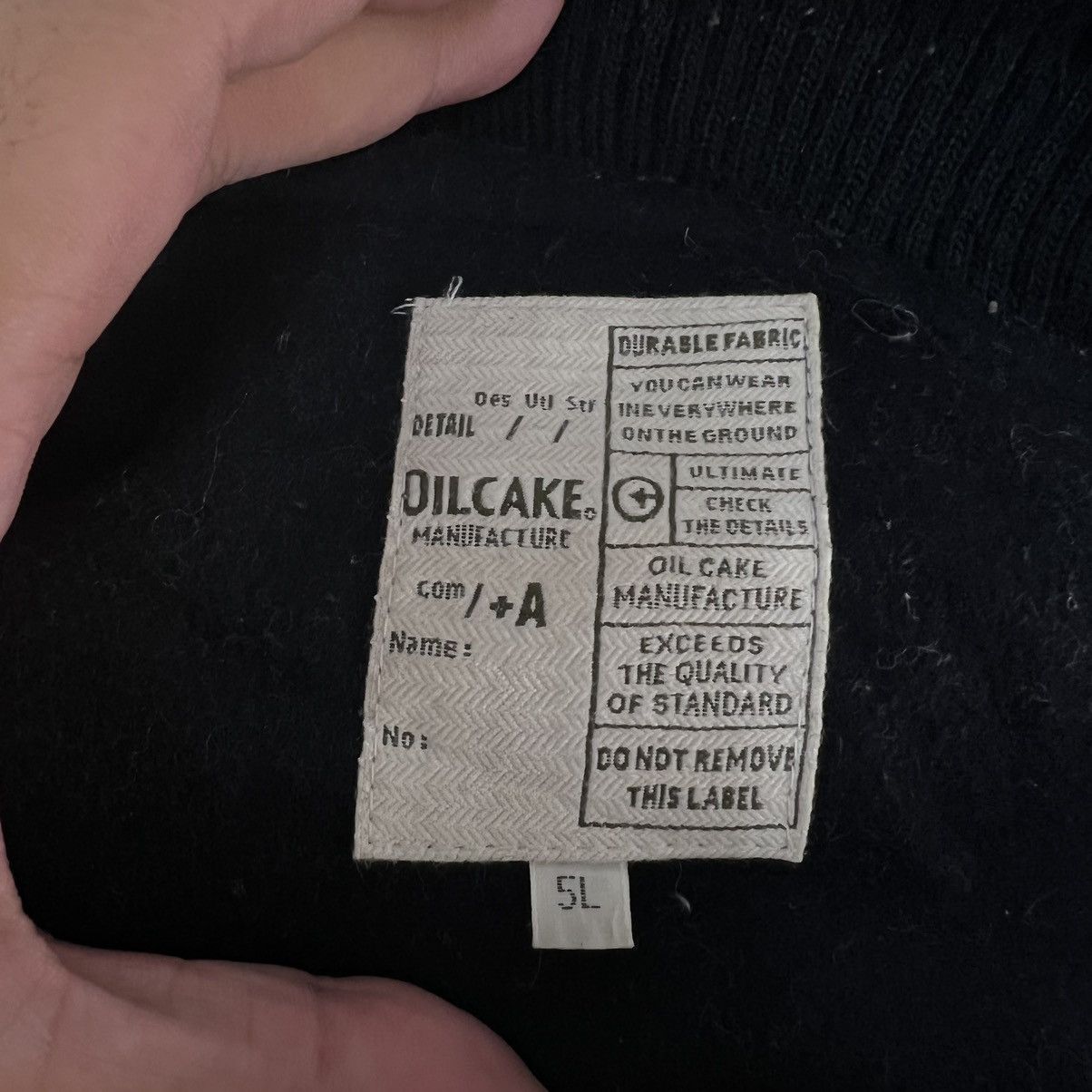 Japanese Brand VINTAGE VARSITY JACKET DILCAKE JAPAN LEATHER HANDLING USED Size US XXL / EU 58 / 5 - 12 Thumbnail