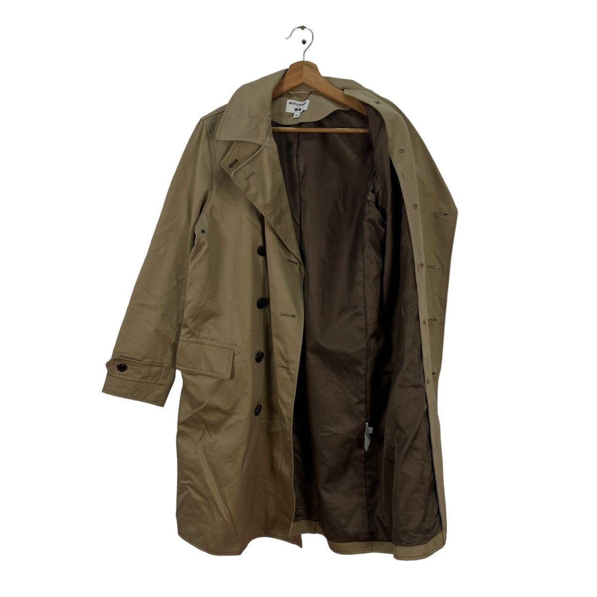 Japanese Brand VINTAGE INES DE LA FRESSANGE UNIQLO JAPAN LONG JACKET Size US L / EU 52-54 / 3 - 9 Thumbnail