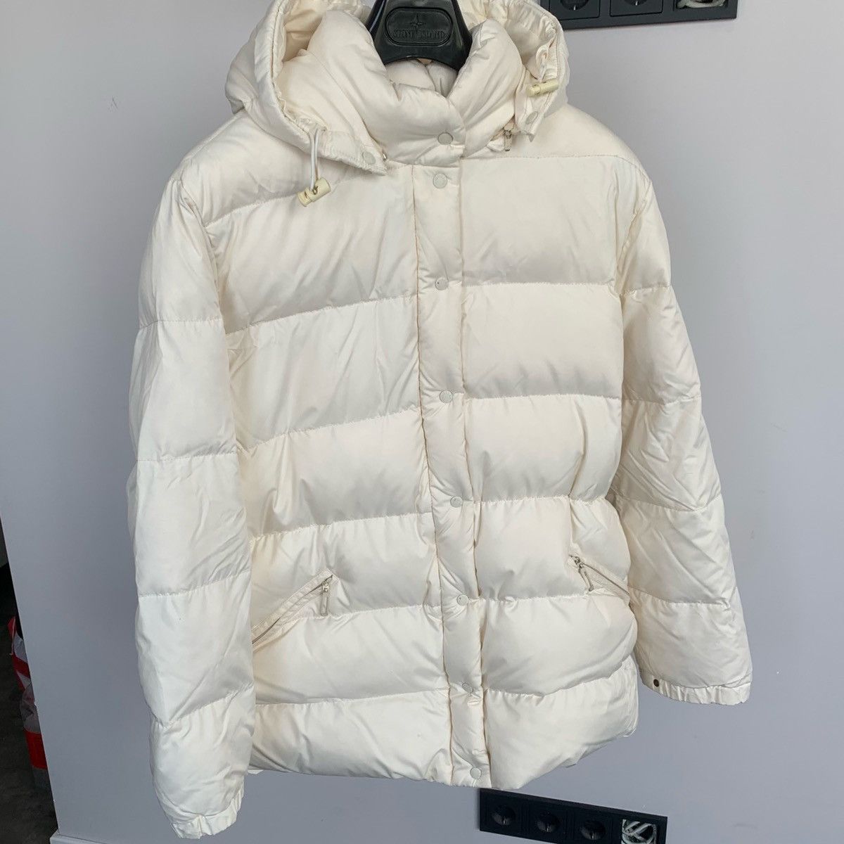 Moncler MONCLER Down Jacket Coat Hooded Vintage Milky 90s Size M / US 6-8 / IT 42-44 - 4 Thumbnail