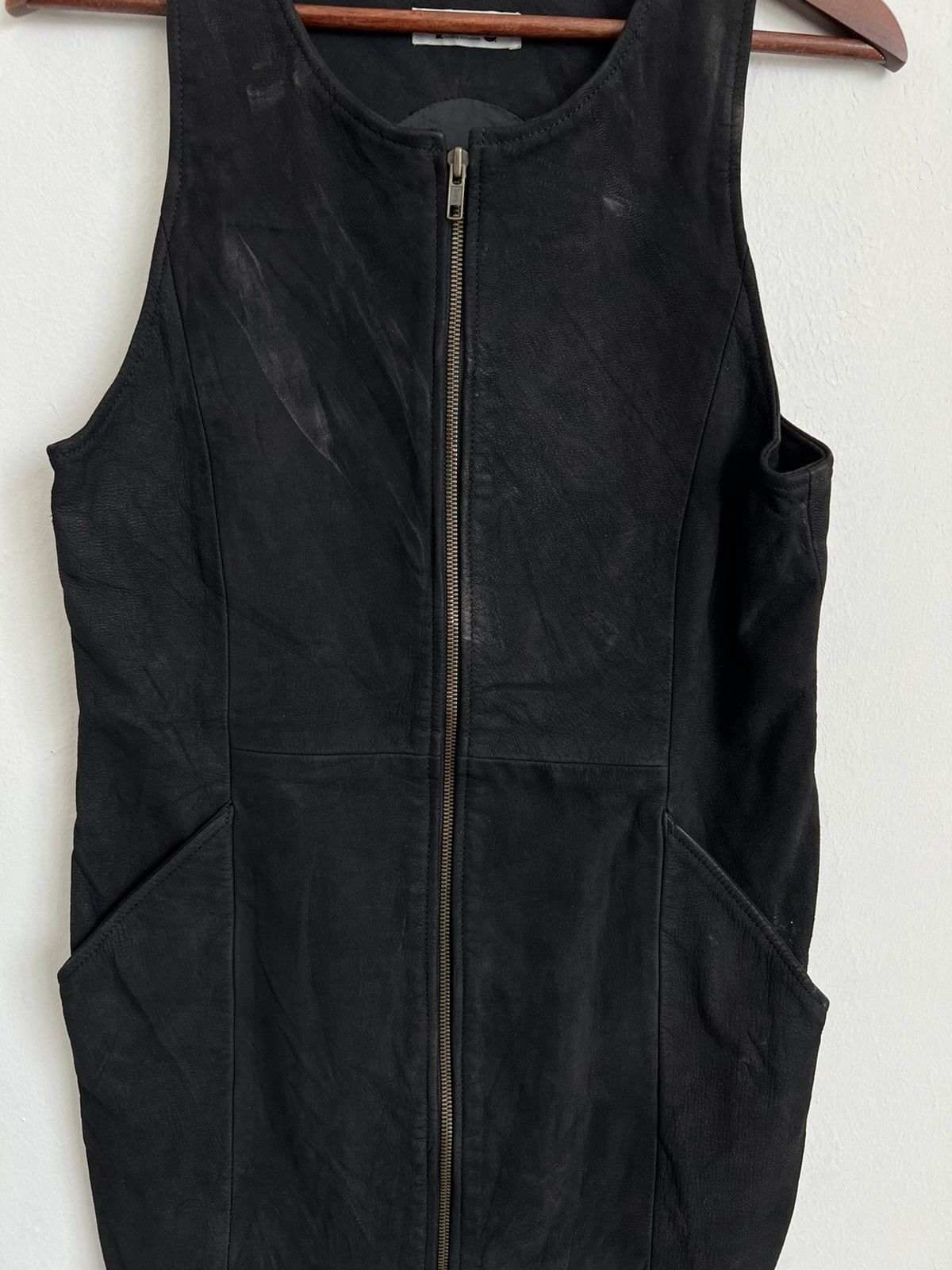 Issey Miyake Issey Miyake Genuine Leather Dress Size S / US 4 / IT 40 - 4 Thumbnail