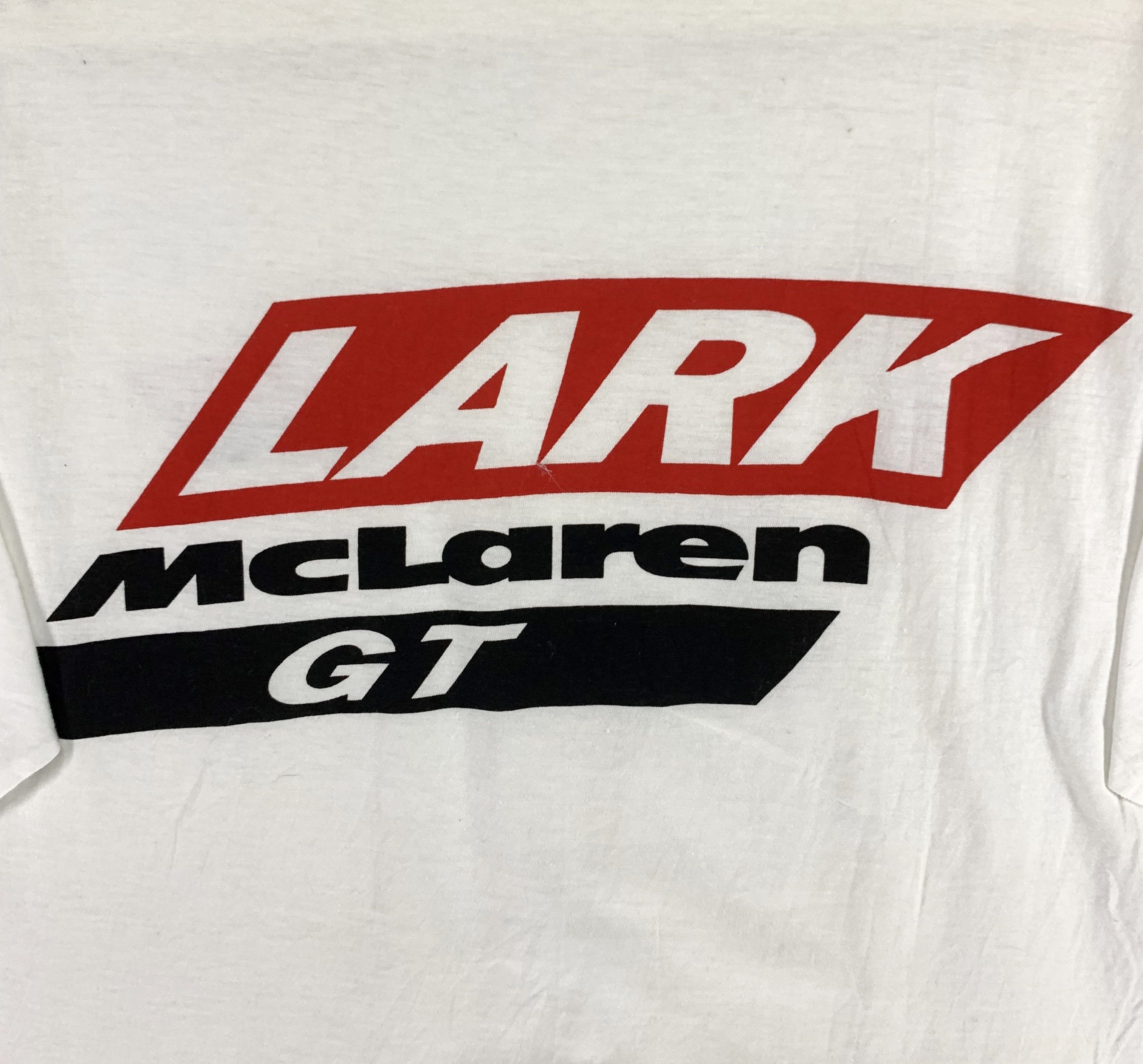 Vintage Lark Mclaren GT Racing Team vintage 90s Tshirt Size US L / EU 52-54 / 3 - 4 Thumbnail