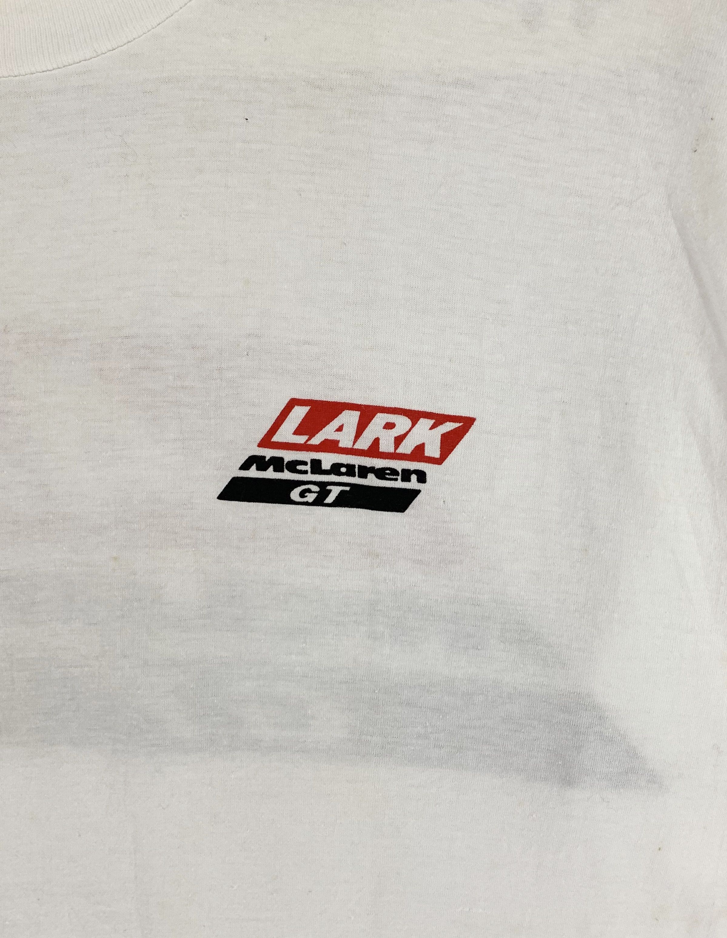Vintage Lark Mclaren GT Racing Team vintage 90s Tshirt Size US L / EU 52-54 / 3 - 3 Thumbnail