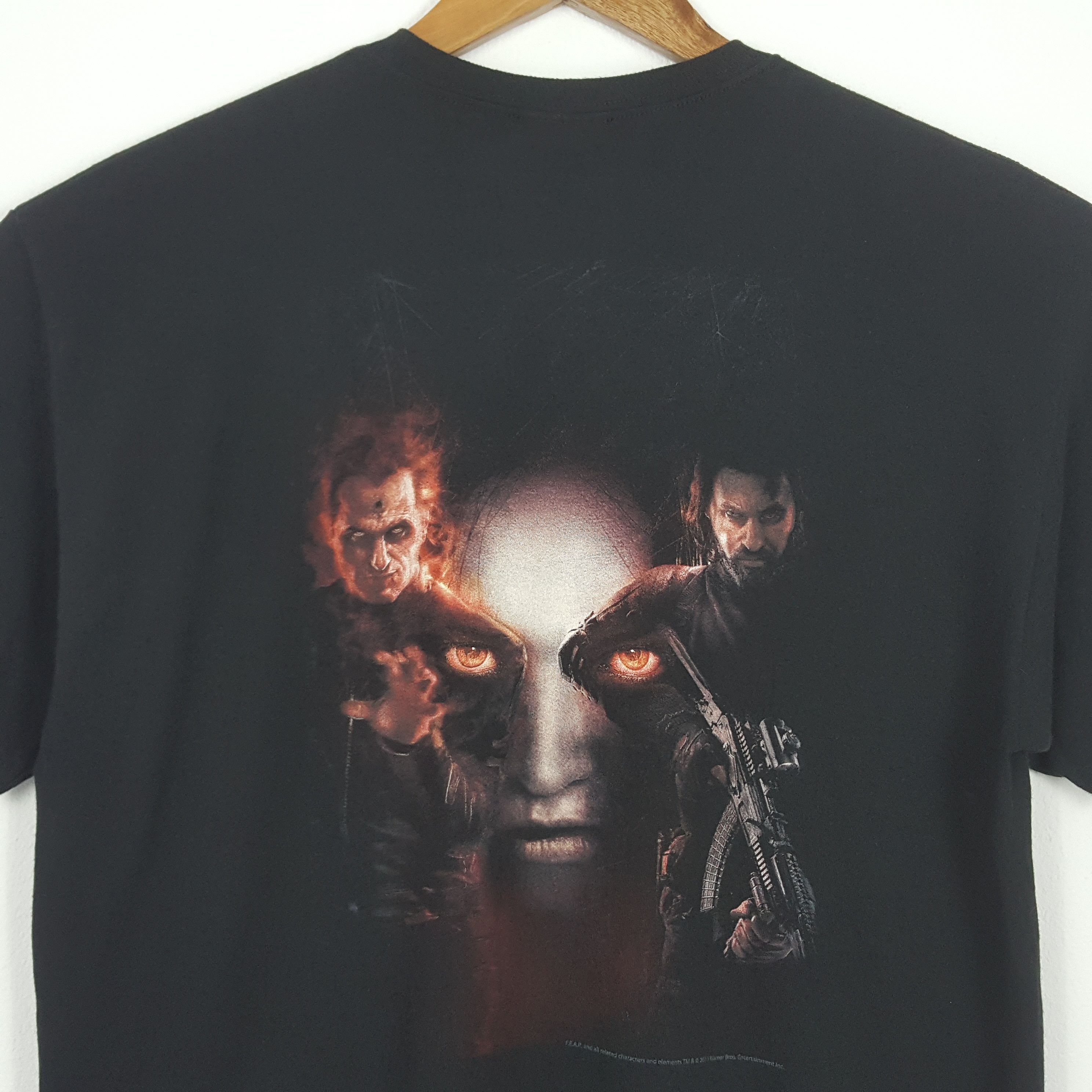 Playstation × Vintage × Warner Bros Vintage F.E.A.R Horror Game PlayStation Movie t-shirt Size US L / EU 52-54 / 3 - 2 Thumbnail