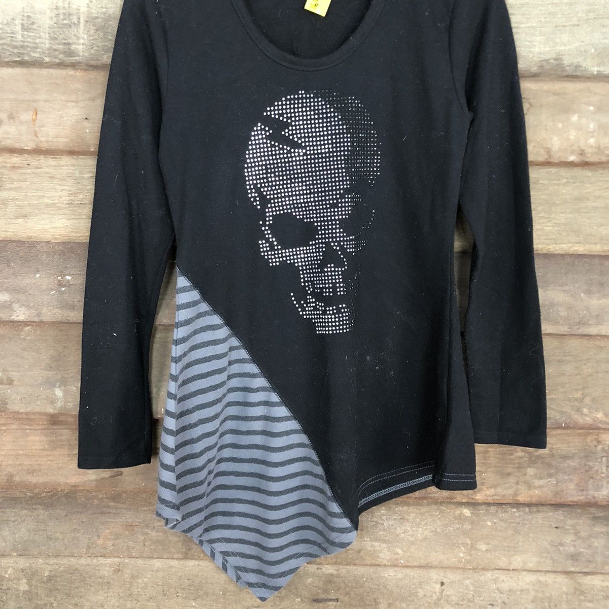 If Six Was Nine DL Galyge skull seditionaries punk Black Shirt #3291 Size L / US 10 / IT 46 - 8 Thumbnail