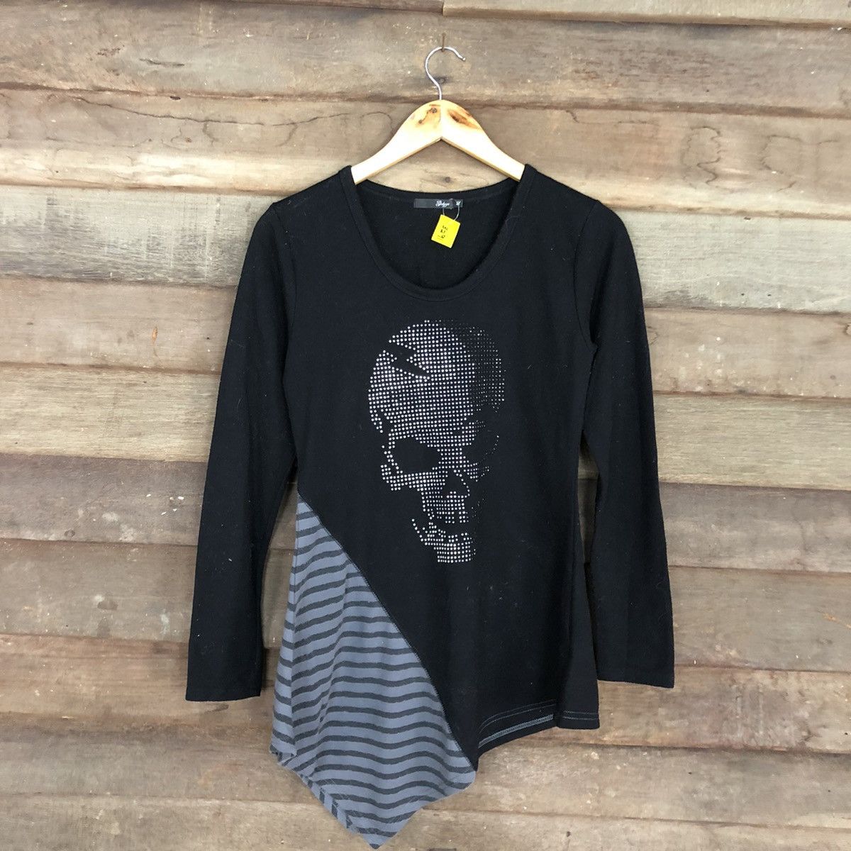 If Six Was Nine DL Galyge skull seditionaries punk Black Shirt #3291 Size L / US 10 / IT 46 - 3 Thumbnail