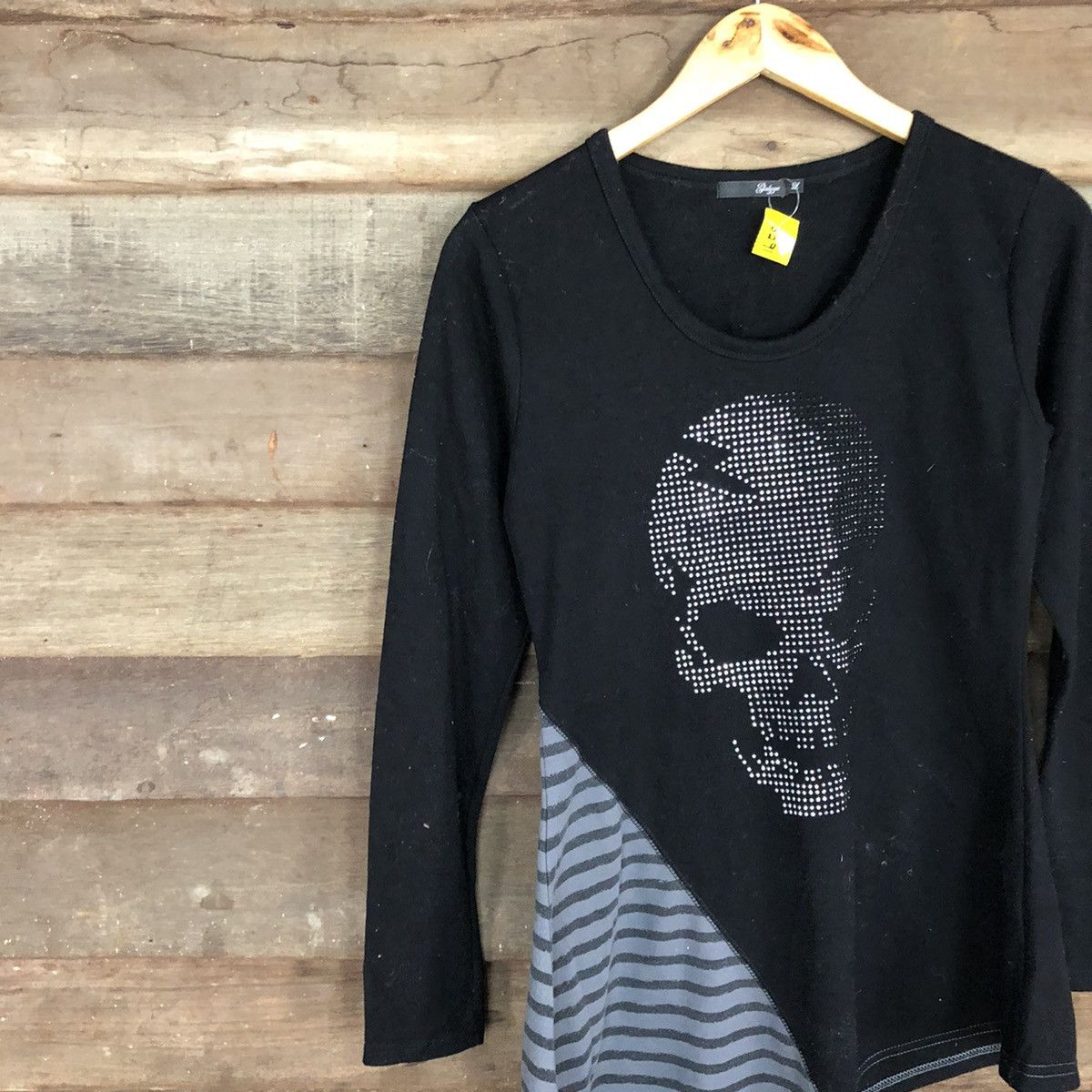 If Six Was Nine DL Galyge skull seditionaries punk Black Shirt #3291 Size L / US 10 / IT 46 - 7 Thumbnail