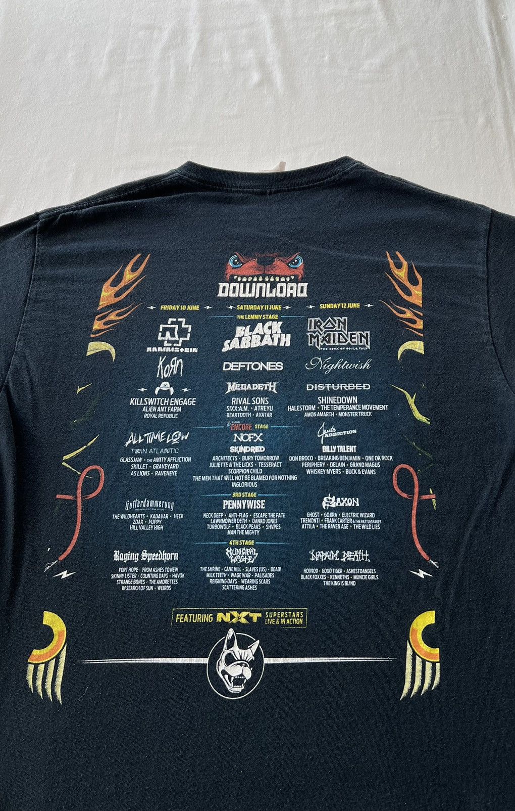 Band Tees Vintage 2016 Download Festival Donington Park Rock Band Tee Size US M / EU 48-50 / 2 - 12 Thumbnail