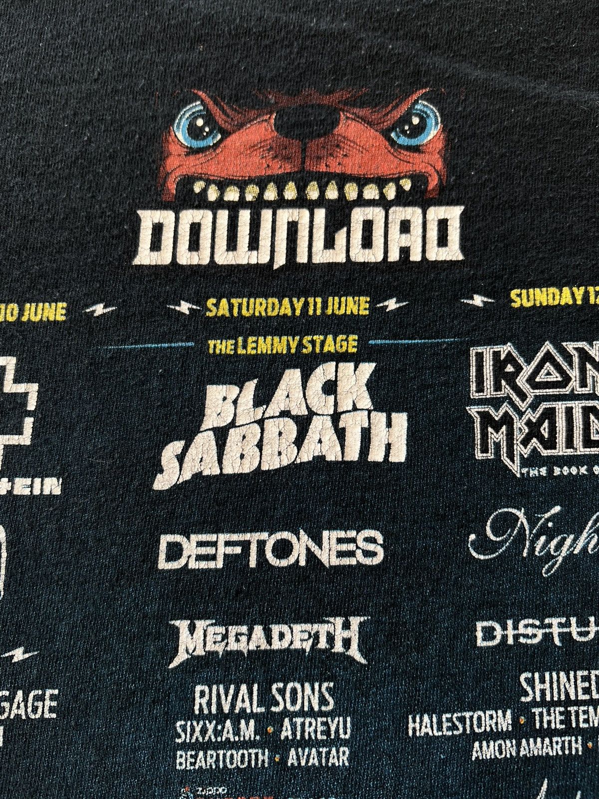 Band Tees Vintage 2016 Download Festival Donington Park Rock Band Tee Size US M / EU 48-50 / 2 - 13 Thumbnail
