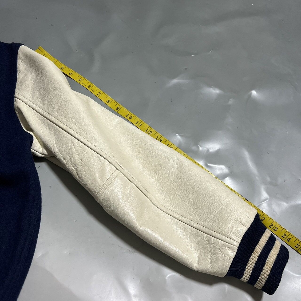 Bape BAPE shark versity jacket Navy/White Size US S / EU 44-46 / 1 - 9 Thumbnail