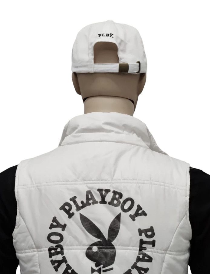Playboy BEST OFFER! PLAYBOY 90’s Embroidery Bunny Logo White Cap Size ONE SIZE - 4 Thumbnail