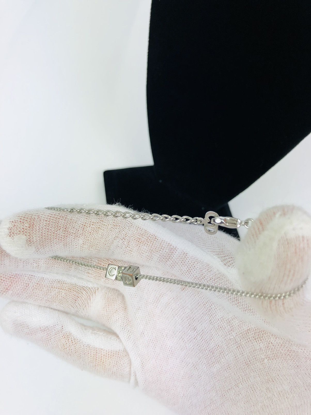 image of Dior Dice Logo Bracelet in Silver, Men's