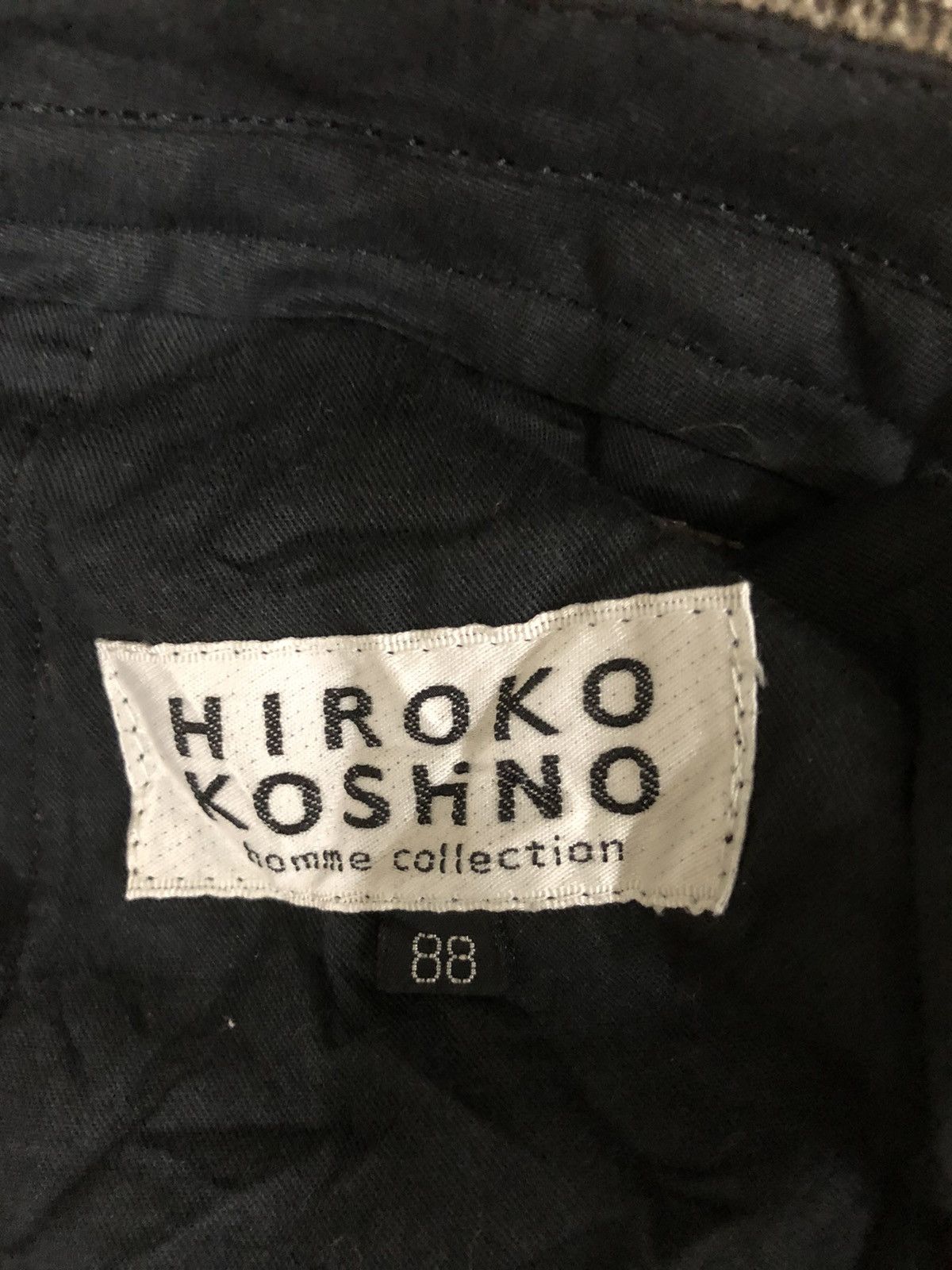 Hiroko Koshino Homme Hiroko Koshino Homme Plaid Tartan Wool Pant Size US 34 / EU 50 - 8 Thumbnail