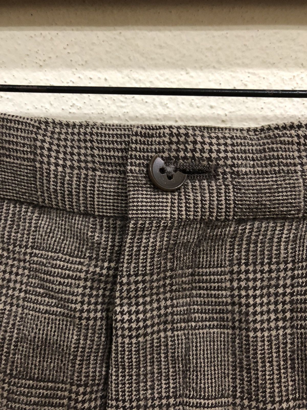 Hiroko Koshino Homme Hiroko Koshino Homme Plaid Tartan Wool Pant Size US 34 / EU 50 - 5 Thumbnail