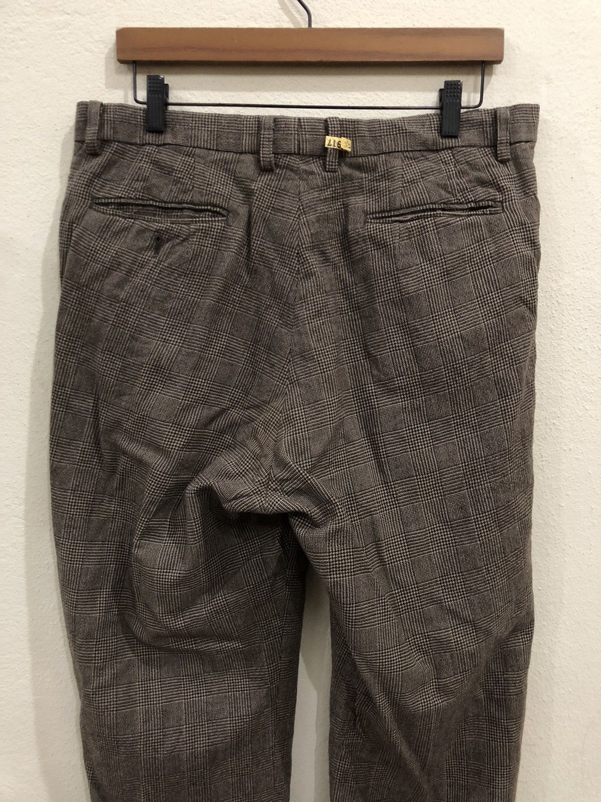 Hiroko Koshino Homme Hiroko Koshino Homme Plaid Tartan Wool Pant Size US 34 / EU 50 - 7 Thumbnail
