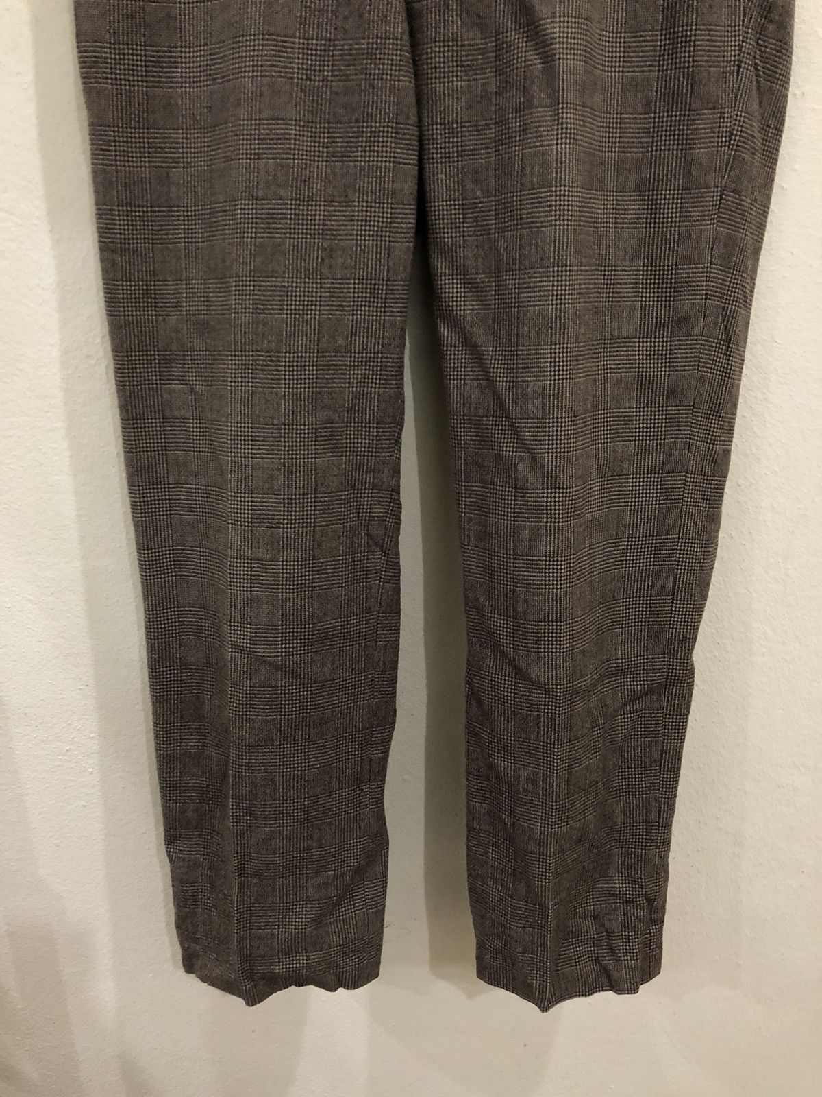 Hiroko Koshino Homme Hiroko Koshino Homme Plaid Tartan Wool Pant Size US 34 / EU 50 - 4 Thumbnail