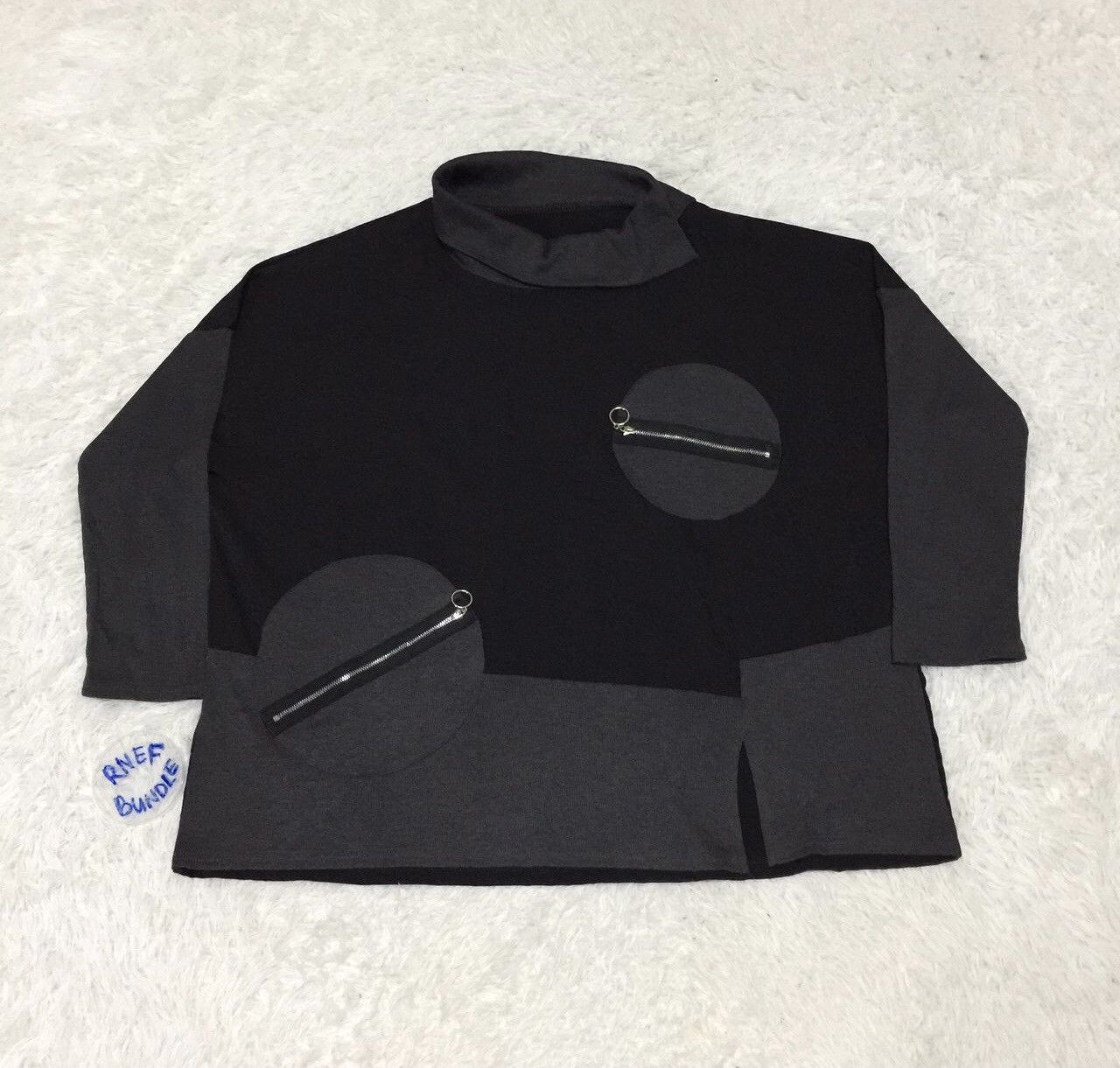 Japanese Brand Color Block Sweatshirt Casual Wear Size M / US 6-8 / IT 42-44 - 1 Thumbnail