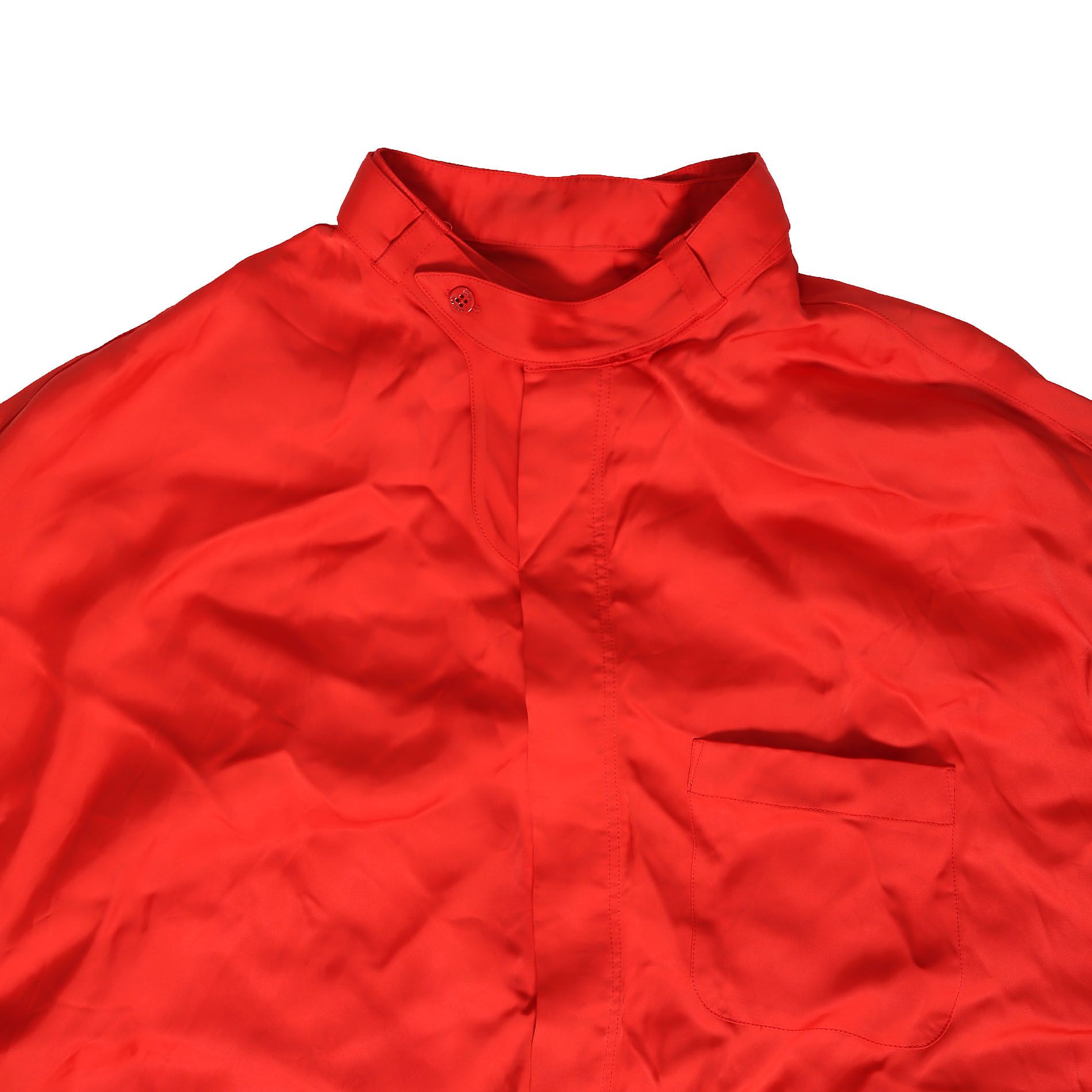 Louis Vuitton SS19 Plain Rainbow Red Viscose Shirt Size US S / EU 44-46 / 1 - 3 Thumbnail