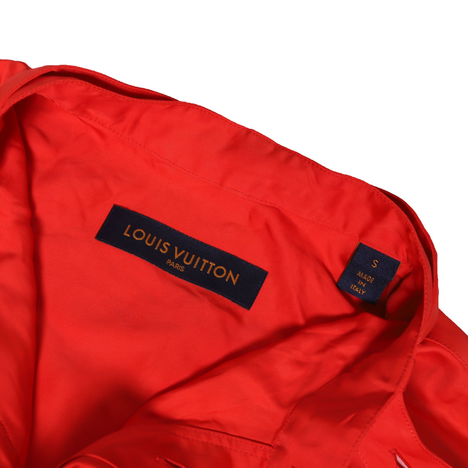 Louis Vuitton SS19 Plain Rainbow Red Viscose Shirt Size US S / EU 44-46 / 1 - 4 Thumbnail