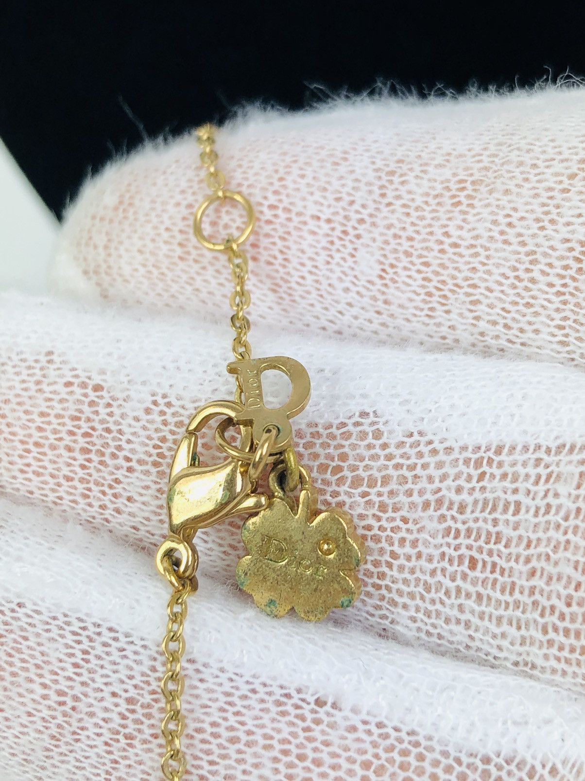 Dior Dior encrusted heart necklace Size ONE SIZE - 4 Thumbnail