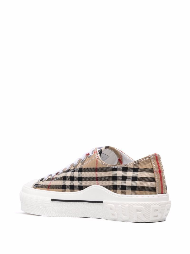 Neutral Vintage Check Sneakers