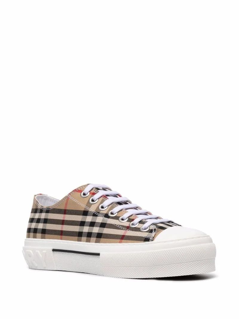 Neutral Vintage Check Sneakers