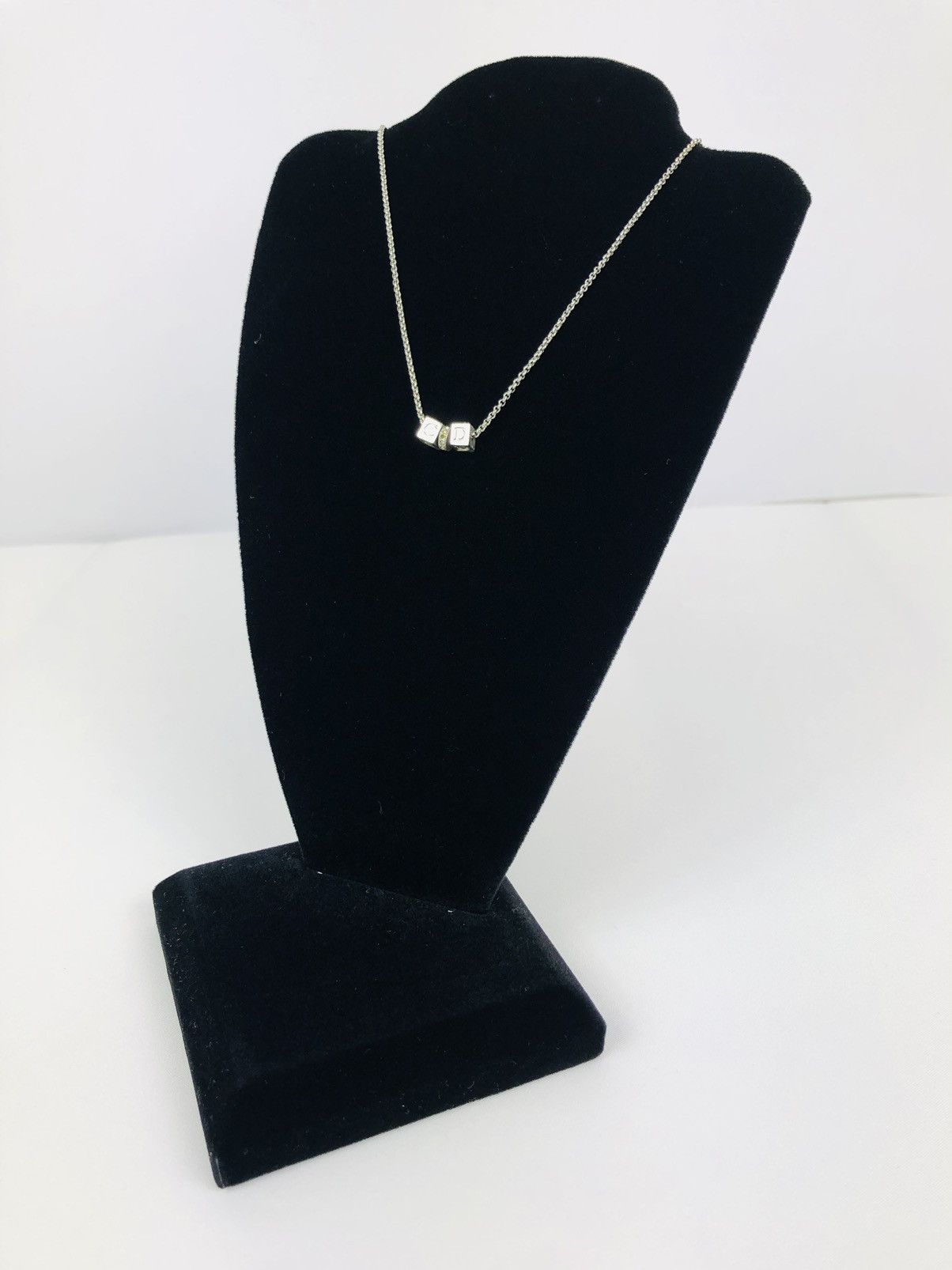 image of Dior Dice Necklace in Silver, Men's