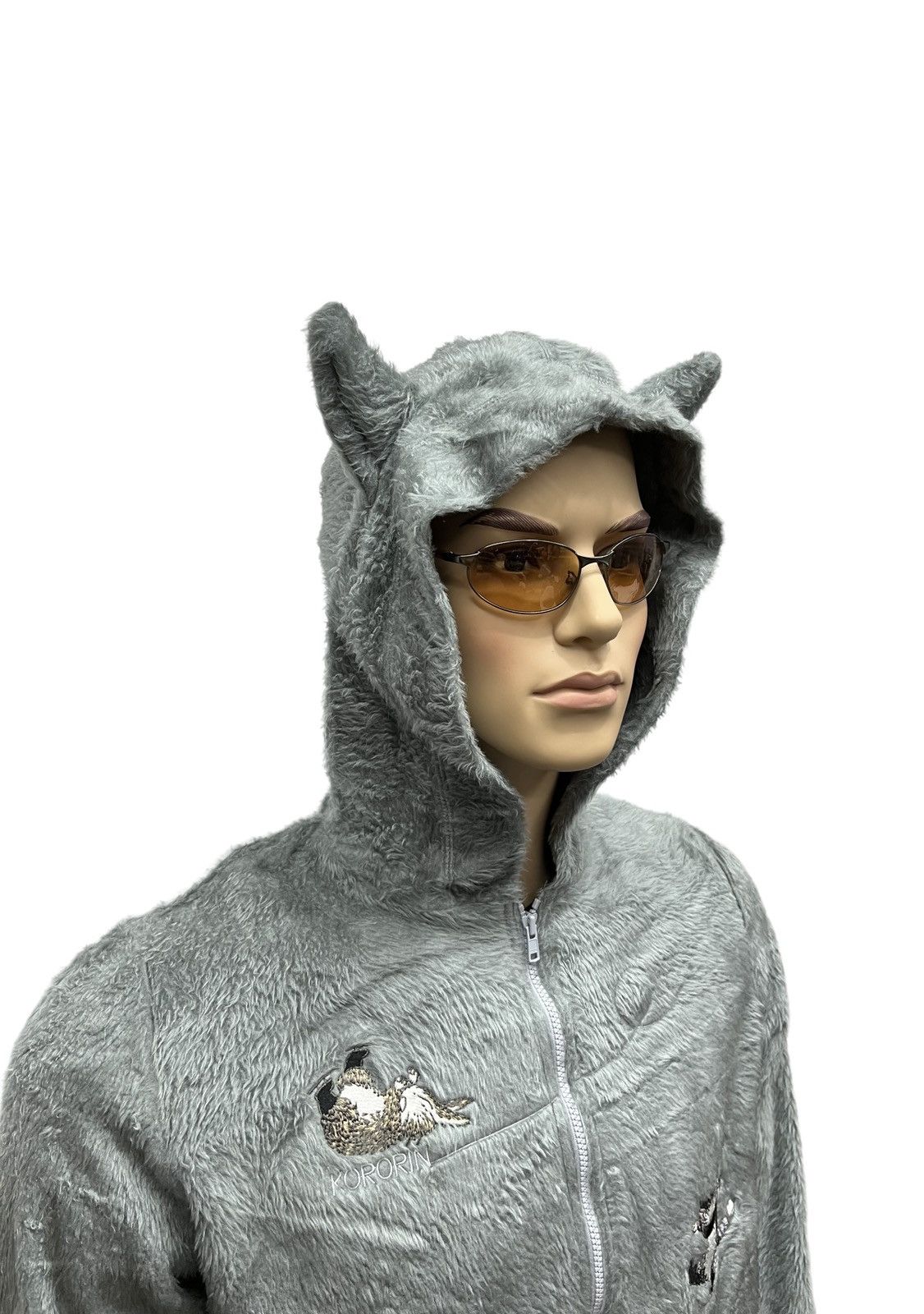 Japanese Brand DOPE🔥Vintage WACHIFIELD Fluffy Fur Fleece Ears Hoodie Size S / US 4 / IT 40 - 6 Thumbnail