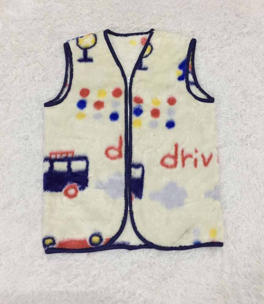 Japanese Brand × Vintage Vintage driving fleece vest Size US M / EU 48-50 / 2 - 7 Thumbnail