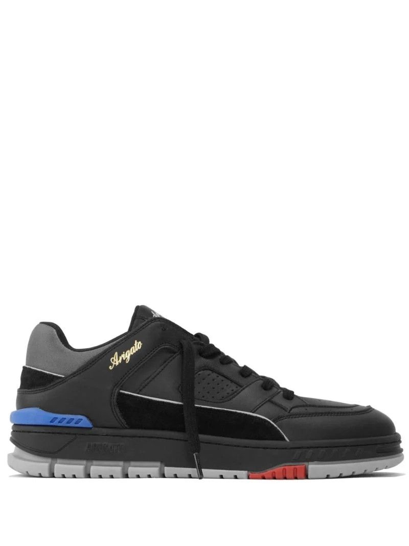 Black Area Low-Top Sneakers