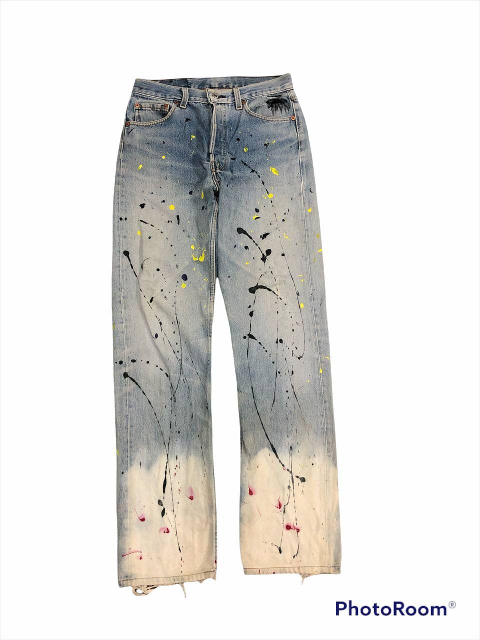 Levi's Vintage 90’s Levis 501 Painted Denim Pants Size US 28 / EU 44 - 1 Thumbnail