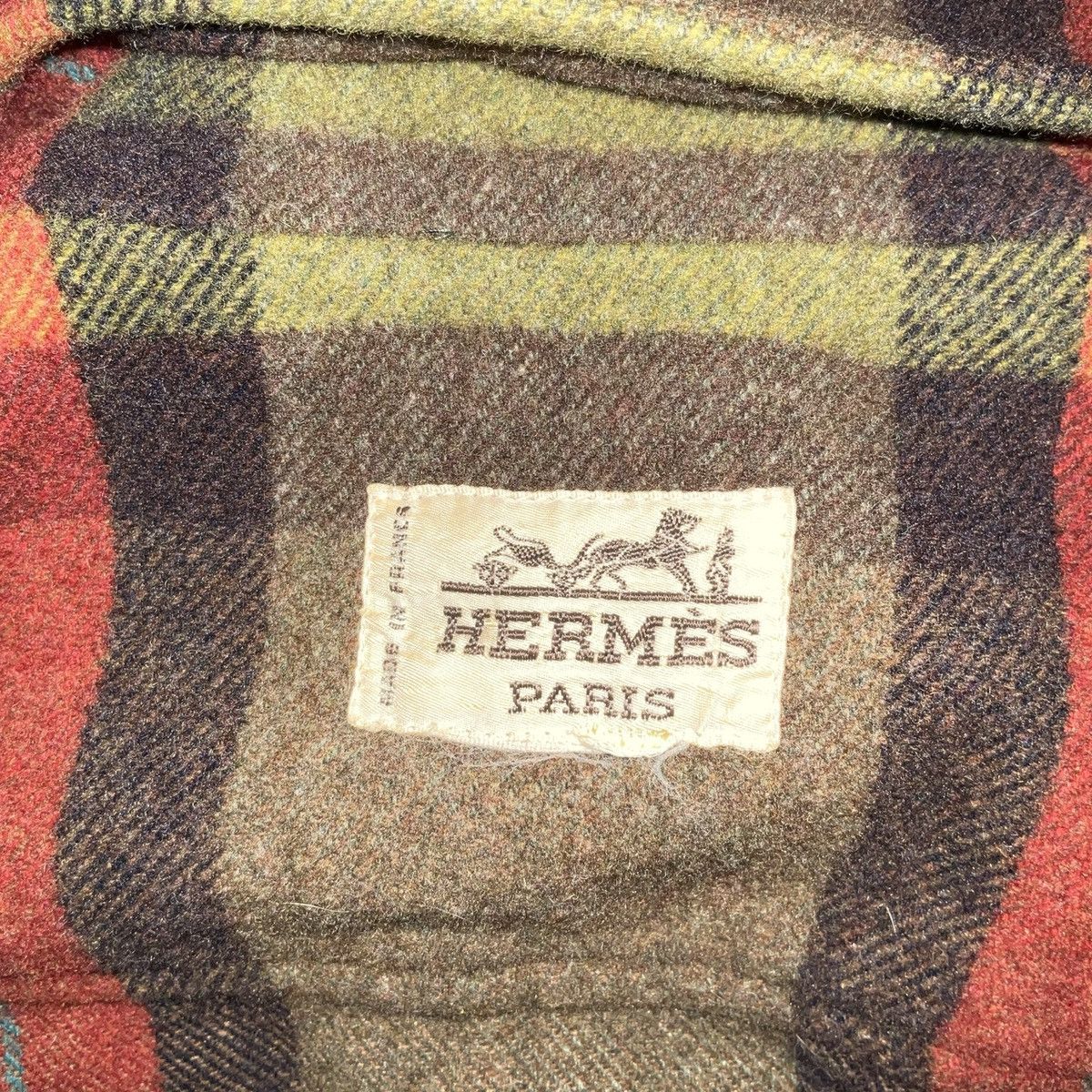 Hermes × Vintage Hermès Original Vintage Wool Coat Size US XL / EU 56 / 4 - 9 Thumbnail