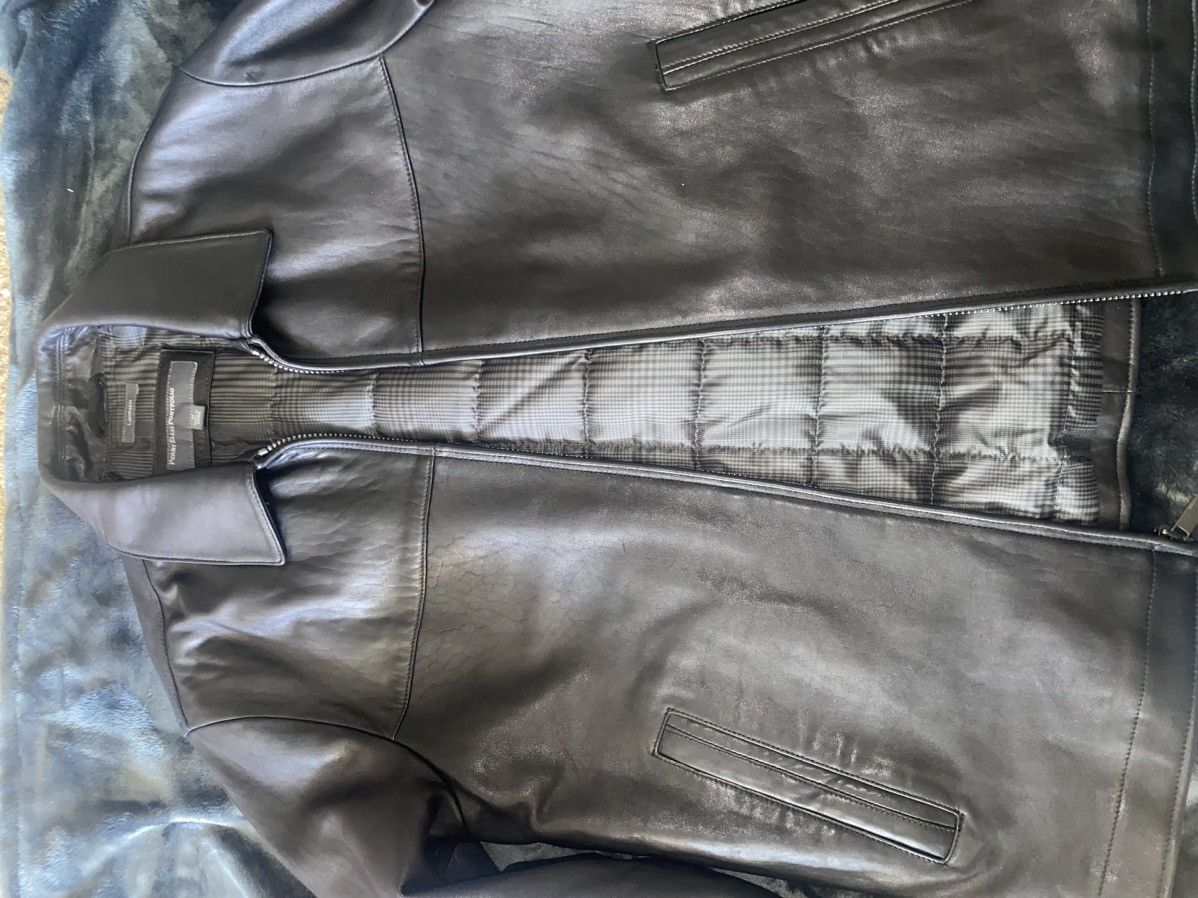 Perry Ellis Perry Ellis Portfolio Lambskin Leather Bomber Jacket | Grailed