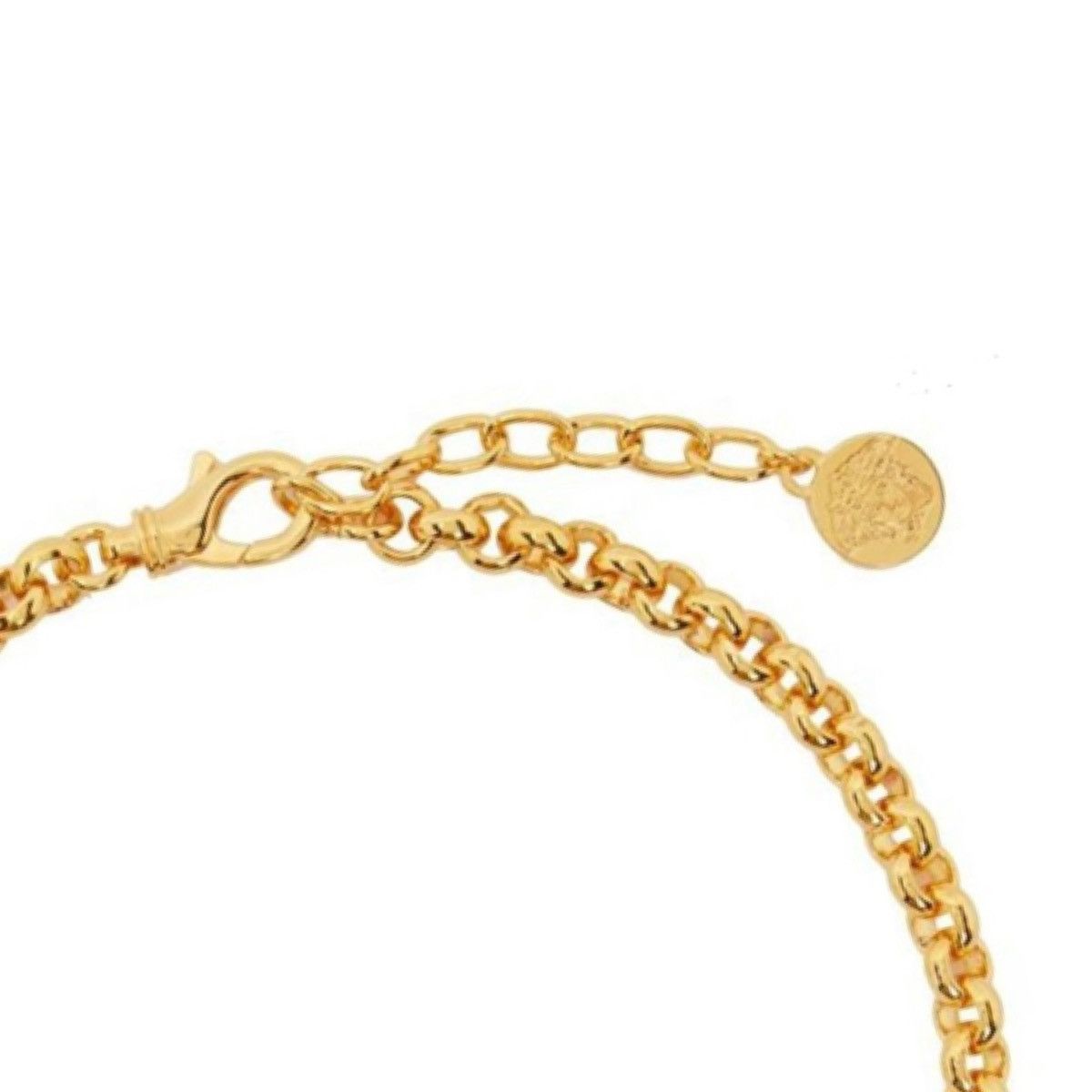 Versace Medusa logo crystal Greca necklace Size ONE SIZE - 3 Thumbnail