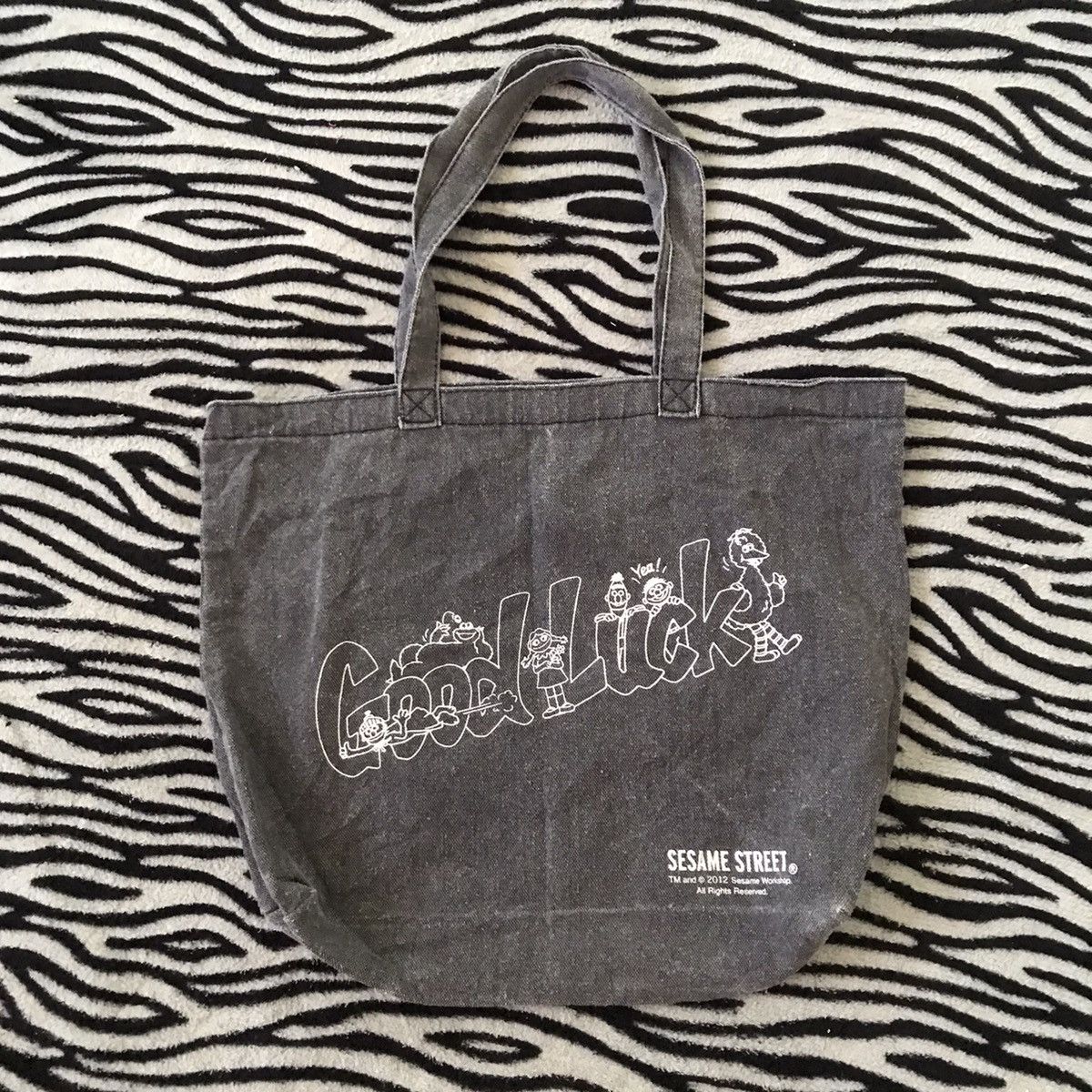 Cartoon Network Sesame street x xgirl 2012 sesame workshop tote bag Size ONE SIZE - 1 Thumbnail