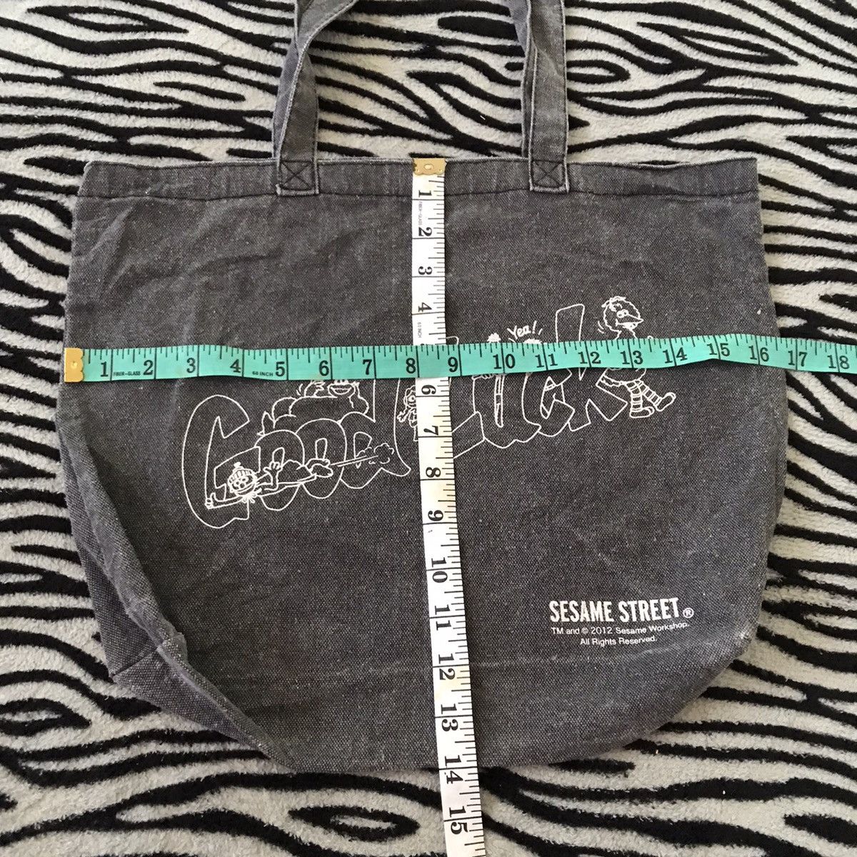 Cartoon Network Sesame street x xgirl 2012 sesame workshop tote bag Size ONE SIZE - 11 Thumbnail