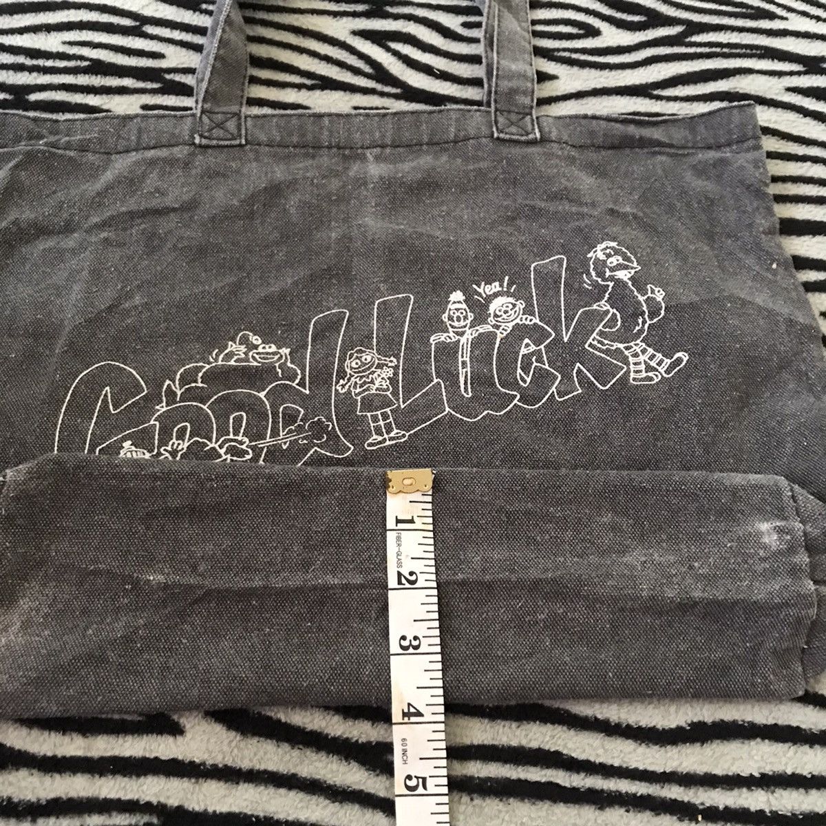Cartoon Network Sesame street x xgirl 2012 sesame workshop tote bag Size ONE SIZE - 12 Thumbnail