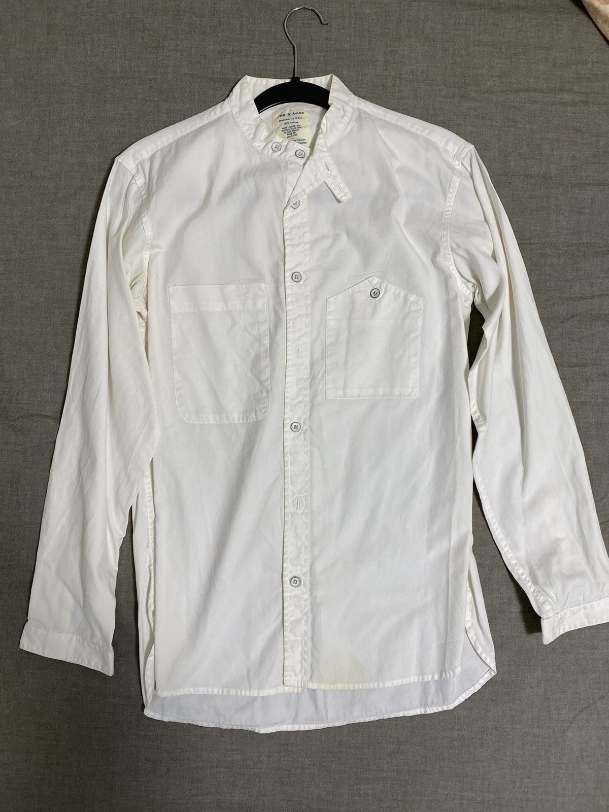 Rag & Bone Collarless button up shirt - sz. small Size US S / EU 44-46 / 1 - 1 Thumbnail