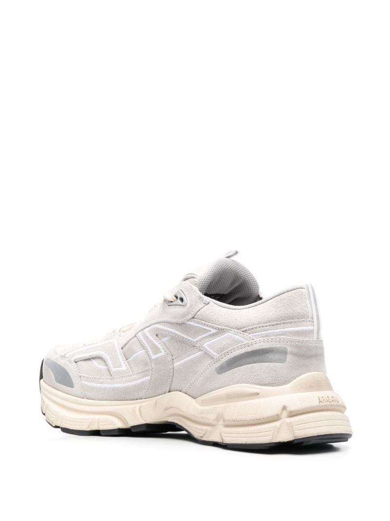 White Marathon R-Trail Leather Sneakers