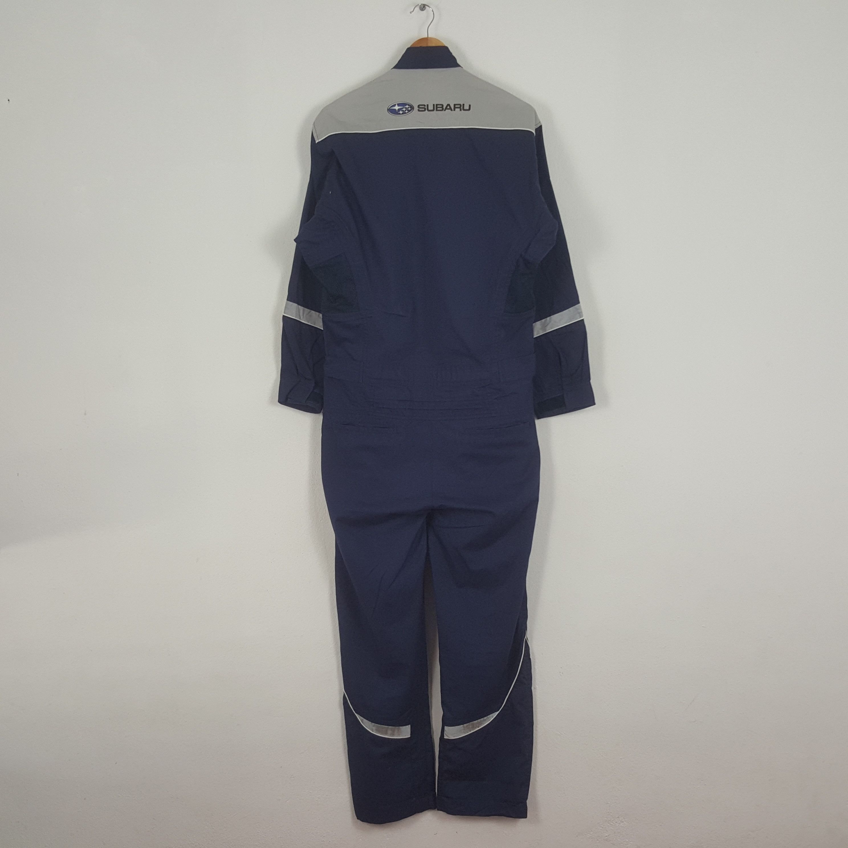 Vintage Subaru Japanese Racing Team Uniform Coverall Jacket