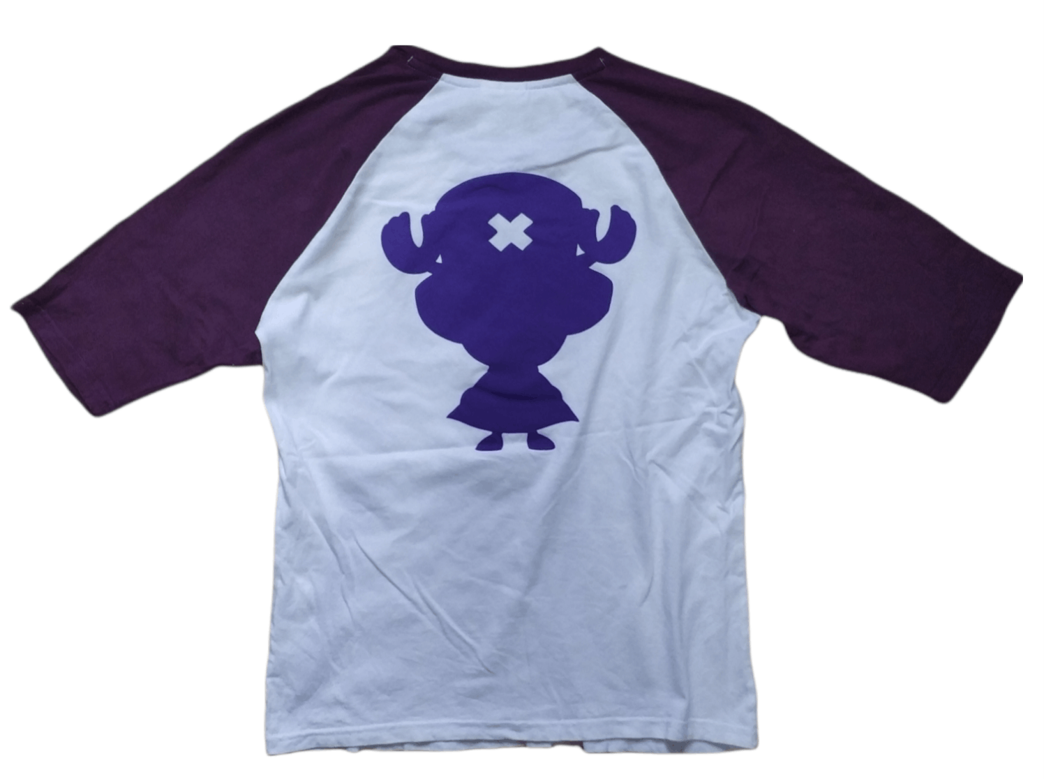 Anime 🔥One Piece Chopperman Purple Raglan Tees Size US M / EU 48-50 / 2 - 2 Thumbnail