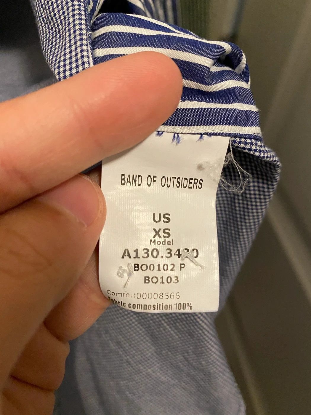 Band Of Outsiders Striped button up- sz.XS Size US XS / EU 42 / 0 - 3 Thumbnail