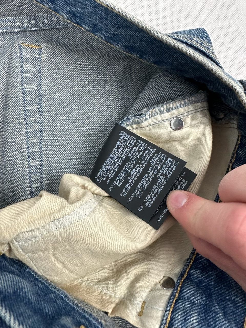 Balenciaga SS18 BALENCIAGA Distressed Denim Size US 35 - 6 Thumbnail