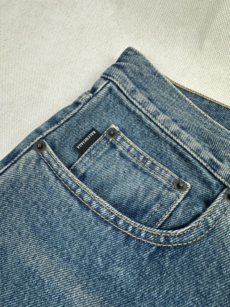 Balenciaga SS18 BALENCIAGA Distressed Denim Size US 35 - 7 Thumbnail