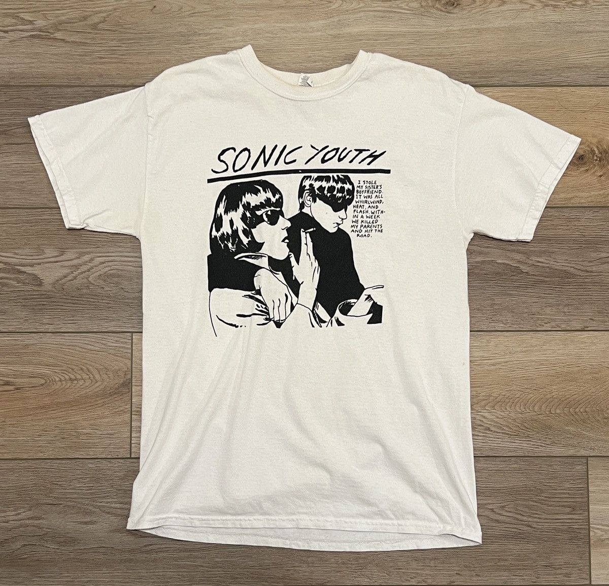 Vintage Sonic Youth Goo Rock Album Y2K Tee