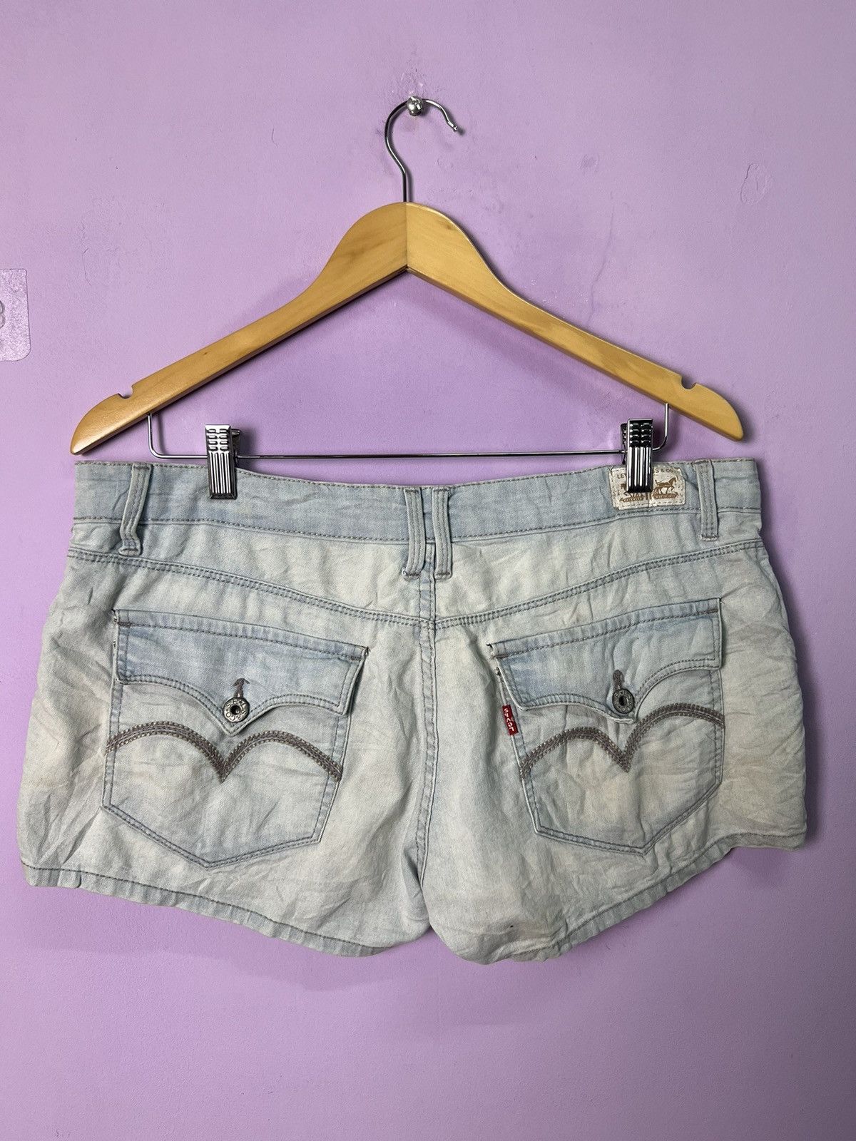 Levi's 🔥Levis Shorty Short Pants Size 36" / US 14 / IT 50 - 4 Thumbnail