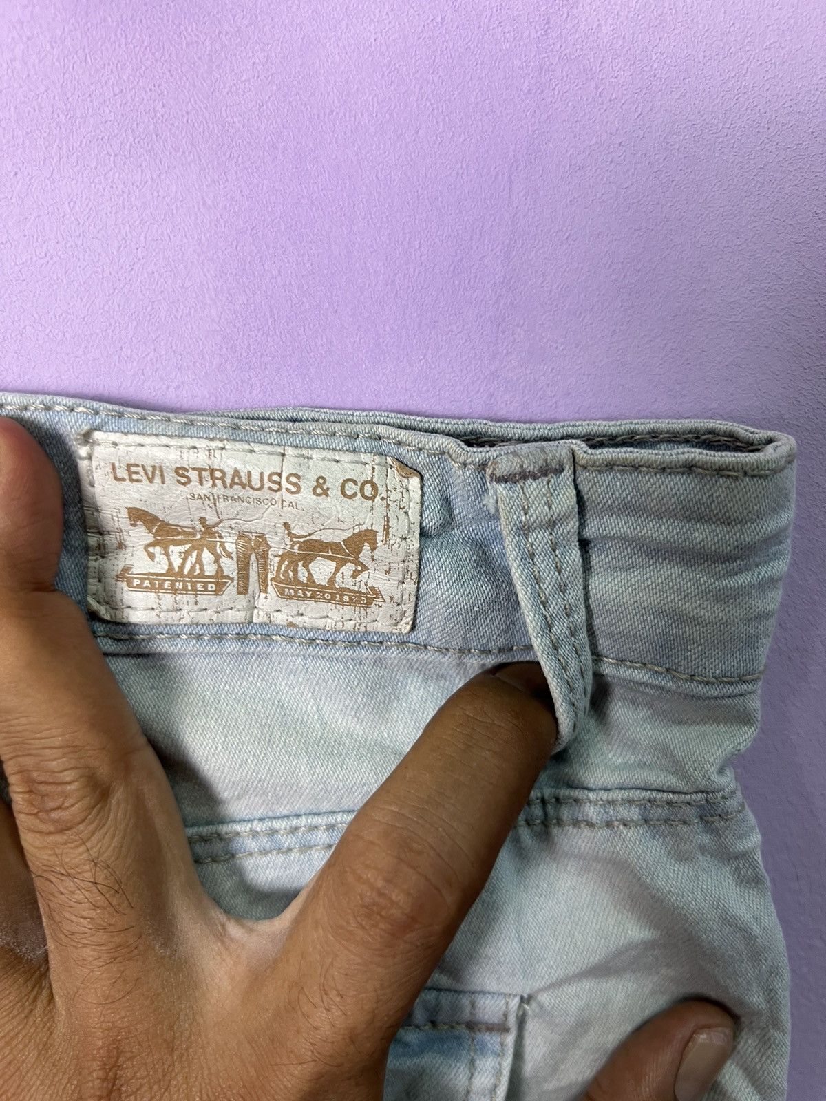 Levi's 🔥Levis Shorty Short Pants Size 36" / US 14 / IT 50 - 12 Thumbnail