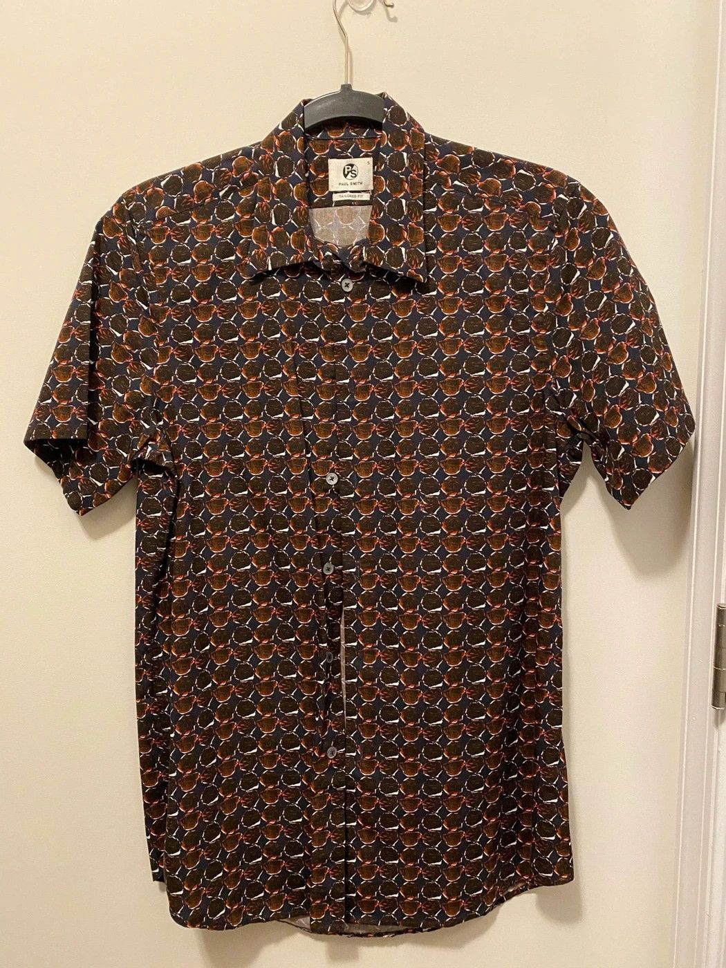 short sleeve shirt with Rose print