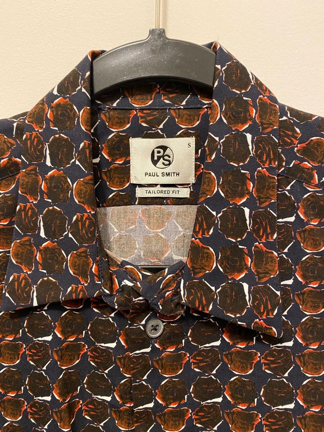 Paul Smith short sleeve shirt with Rose print Size US S / EU 44-46 / 1 - 3 Thumbnail