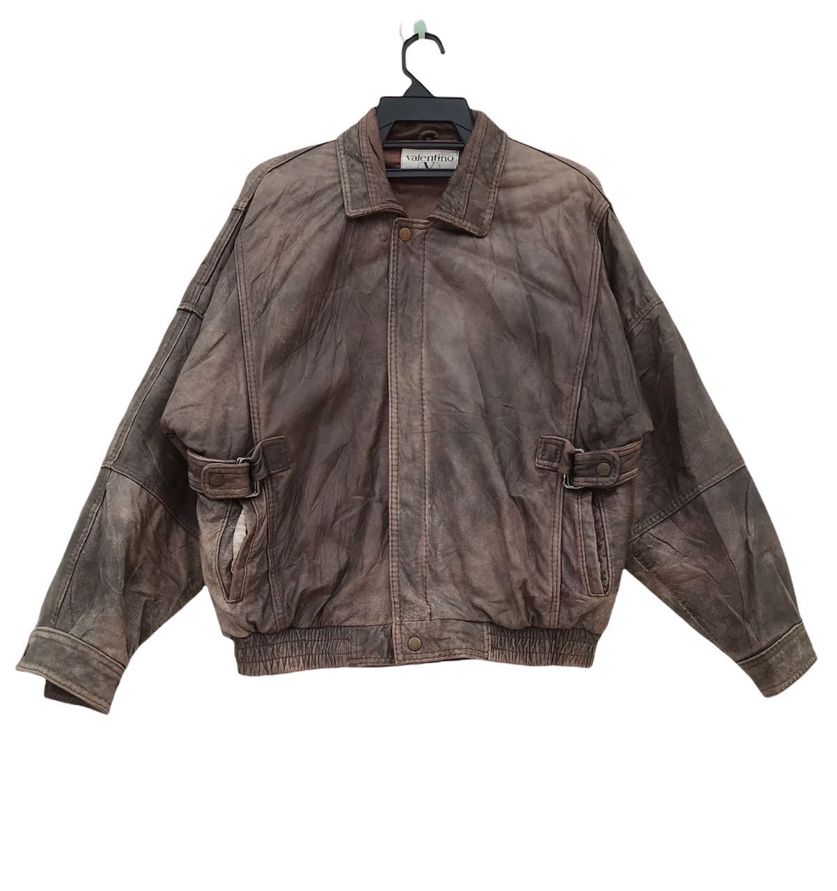 Vintage VALENTINO UOMO leather jacket | Grailed